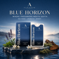 Blue Horizon pocket perfume with its key fragrance ingredients