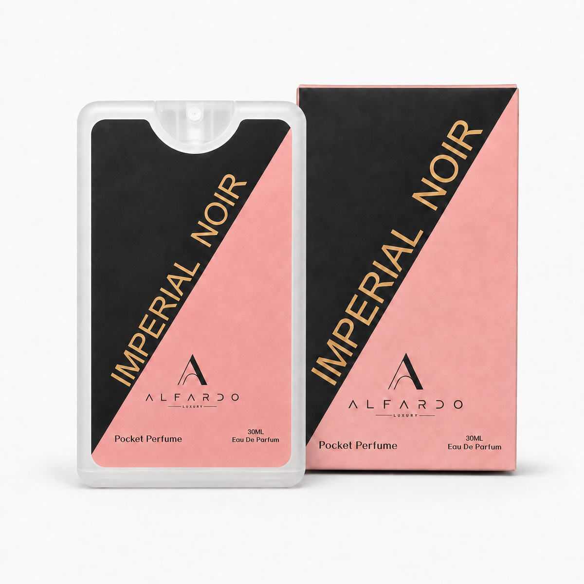 Imperial Noir 30ml pocket perfume, bottle and carton